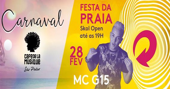 Festa da Praia anima o Carnaval 2017 no Café de la Musique Beach Club Eventos BaresSP 570x300 imagem