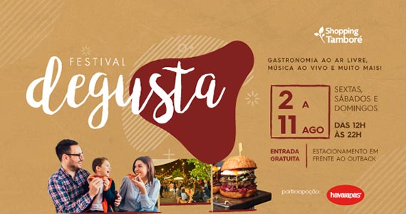 Festival Degusta reúne restaurantes renomados no Shopping Tamboré Eventos BaresSP 570x300 imagem