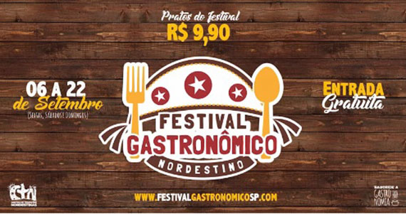 Festival Gastronômico Nordestino possui pratos a R$9,90 no CTN Eventos BaresSP 570x300 imagem