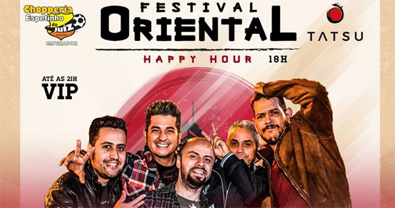 Happy Hour com Festival Oriental e som da banda 180 no Bar Espetinho do Juiz - Imperador Eventos BaresSP 570x300 imagem