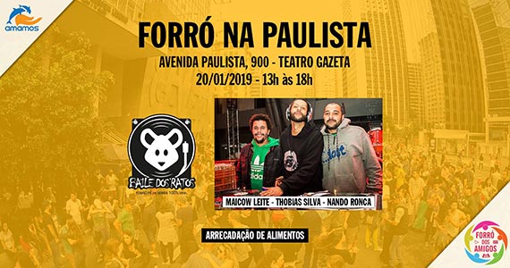 Forró dos Amigos convida DJs para animar o público da Avenida Paulista Eventos BaresSP 570x300 imagem