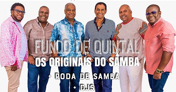 Audio recebe noite de samba com o grupo Fundo de Quintal Eventos BaresSP 570x300 imagem