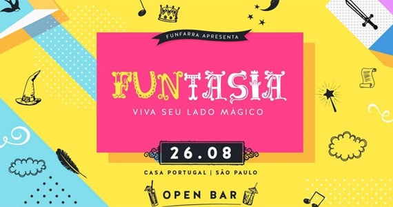 FunFarra arma Festa à Fantasia com Open Bar na Casa de Portugal embalado pelo Dj Pedro Neschlin Eventos BaresSP 570x300 imagem