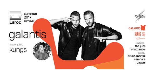 Segunda-feira de carnaval com os badalados duo Galantis e Kungs no Laroc Club Eventos BaresSP 570x300 imagem