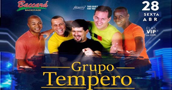 Muito sertanejo com Grupo Tempero, Ex é Ex e Dj Rato no Baccará Bar & Grill Eventos BaresSP 570x300 imagem