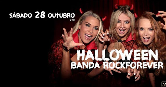 Banda Rockforever animam a Festa de Halloween no Anexo Brasa