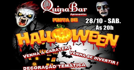 Sábado acontece a Festa de Halloween do Quina Bar ao som da banda Apple Rock Eventos BaresSP 570x300 imagem