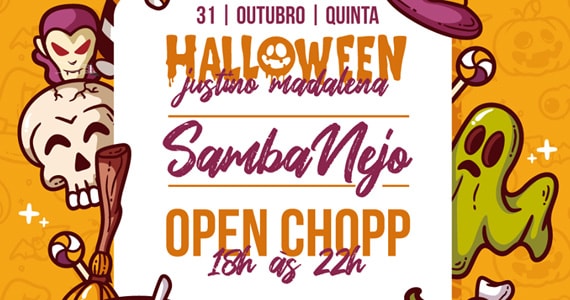 Vila Seu Justino celebra o Halloween Eventos BaresSP 570x300 imagem