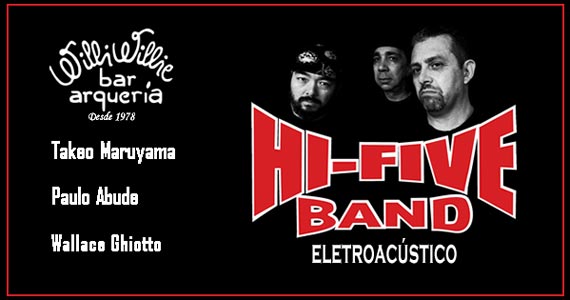 Hi-Five Band com rock Eletroacústico animam noite no Willi Willie Eventos BaresSP 570x300 imagem