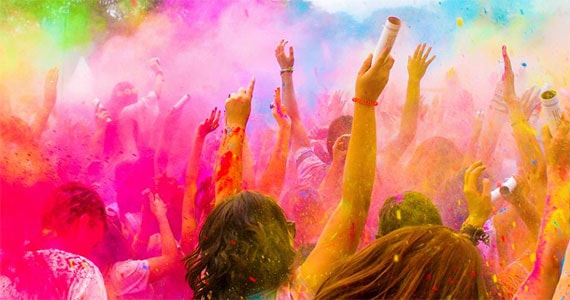 Holi o maior festival de cores do mundo chega ao Sambódromo Anhembi dia 16 de setembro Eventos BaresSP 570x300 imagem