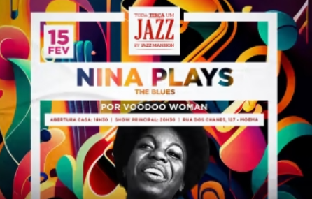 ‘Nina Plays The Blues com Voodoo Woman’ no Bourbon Street