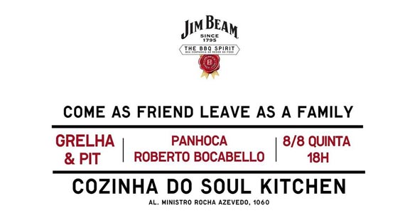 Soul Kitchen apresenta Jim Beam BBQ Spirit Eventos BaresSP 570x300 imagem