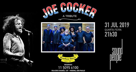 Sound People realiza tributo a Joe Cocker no Bourbon Street Eventos BaresSP 570x300 imagem