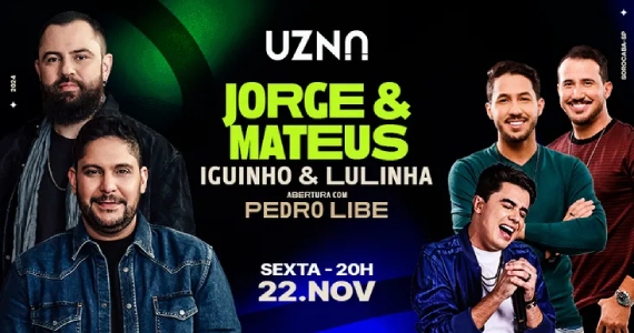Jorge e Mateus na UZNA Jorge e Mateus na UZNA