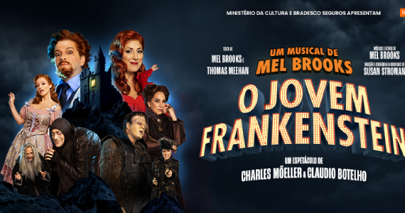 'O Jovem Frankenstein' no Teatro Bradesco Eventos BaresSP 570x300 imagem