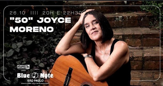 Shows intimistas de Joyce Moreno no Blue Note SP Eventos BaresSP 570x300 imagem