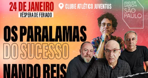 Os Paralamas do Sucesso e Nando Reis no Clube Juventus