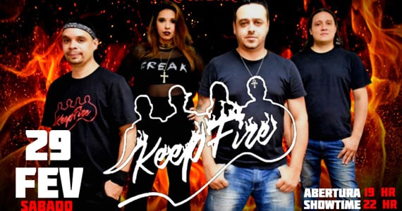 Keep Fire realiza show de rock no Caveira Negra Rock Bar Eventos BaresSP 570x300 imagem