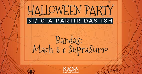 Kia Ora comemora o Dia do Halloween com as bandas Mach 5 e Supra Sumo Eventos BaresSP 570x300 imagem