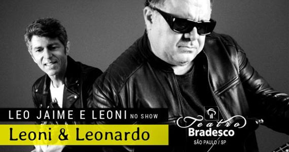 Léo Jaime e Leoni sobem juntos ao palco para apresentar o show “Fotografia” Eventos BaresSP 570x300 imagem