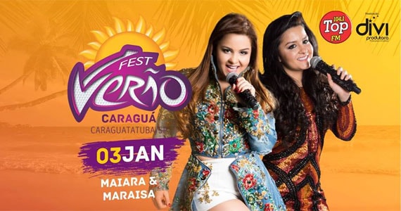 A dupla Maiara & Maraisa canta os seus maiores sucessos na Praça de eventos - Caraguatatuba Eventos BaresSP 570x300 imagem