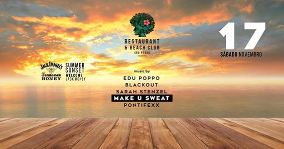Make U Sweat no Café Beach Club São Pedro