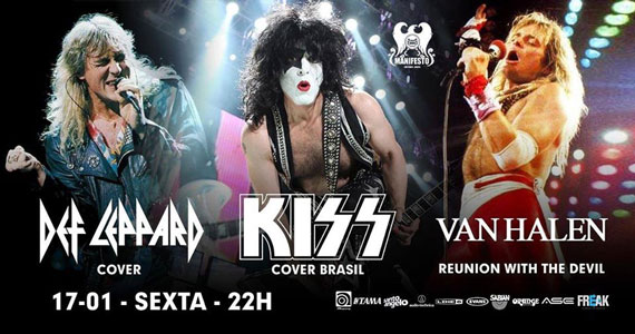 Manifesto Rock Bar apresenta cover Def Leppard, Kiss e Van Halen Eventos BaresSP 570x300 imagem