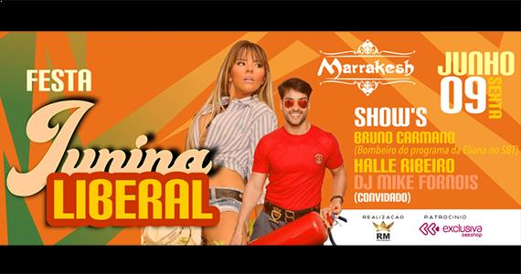 Festa Junina Liberal esquenta a sexta-feira no Marrakesh Club com show de Bruno Carmano Eventos BaresSP 570x300 imagem
