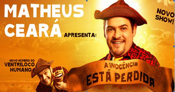 Matheus Ceará estreia o novo show A Inocência está Perdida no Teatro Shopping Frei Caneca Eventos BaresSP 570x300 imagem