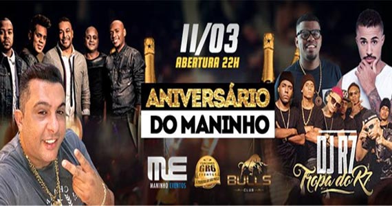 Muito funk e pagode com Mc Livinho, Tropa R7, Samprazer e Mc Jhojhow no Bulls Club Eventos BaresSP 570x300 imagem