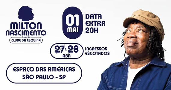 Milton Nascimento chega com turnê exclusiva ao Espaço das Américas Eventos BaresSP 570x300 imagem