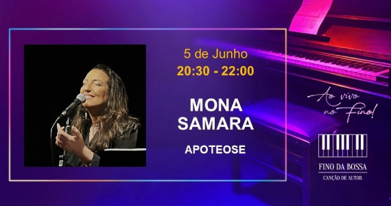 Mona Samara no Fino da Bossa