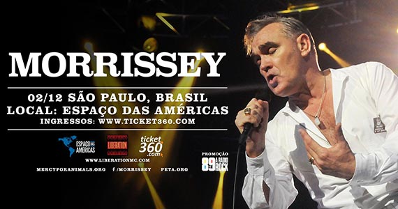 Espaço das Américas recebe o cantor Morrissey