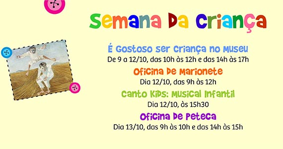 Programação especial para o Dia das Crianças no Museu Casa de Portinari Eventos BaresSP 570x300 imagem