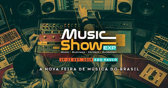 Music Show EXP traz as melhores novidades do setor da música Eventos BaresSP 570x300 imagem