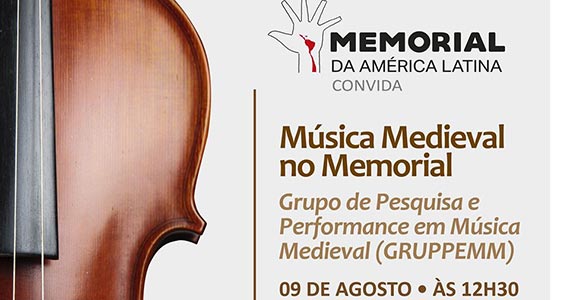 Memorial da América Latina recebe concerto de música medieval Eventos BaresSP 570x300 imagem