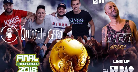 NaMadá Bar transmite final da Copa do Mundo com Alex Araga e grupo Quintal da Geral no domingo Eventos BaresSP 570x300 imagem