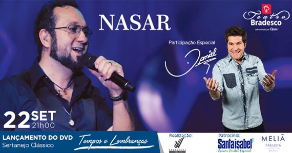 Show de Nassar no Teatro Bradesco com participação de Daniel