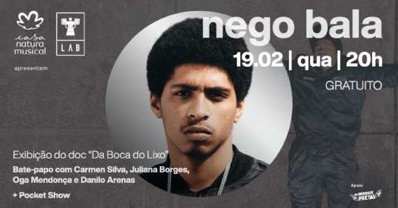 Nego Bala realiza pocket show na Casa Natura Musical Eventos BaresSP 570x300 imagem