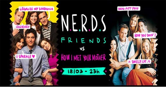 Sábado é dia de NERDS Party Friends VS How I Met Your Mother no Lab Club Eventos BaresSP 570x300 imagem