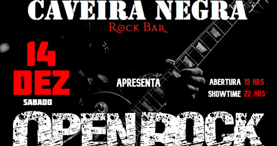 Banda Open Rock no Caveira Negra Rock Bar