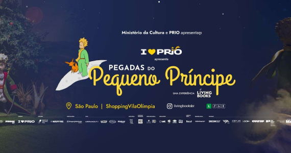 Pegadas do Pequeno Príncipe no Shopping Vila Olímpia