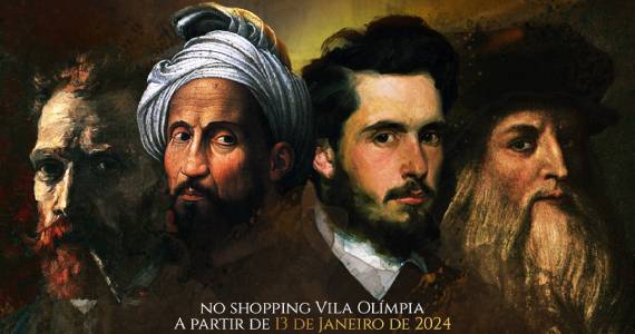 'Pincelando a História' Exposição Imersiva chega no Shopping Vila Olímpia