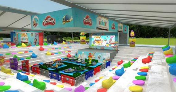 Anfiteatro do Parque Villa-Lobos recebe Cidade do Futuro pela Play-Doh