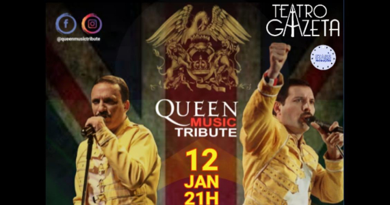Queen Music Tribute no Teatro Gazeta