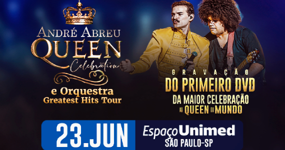 Gravação do DVD Queen Celebration in Concert no Espaço Unimed