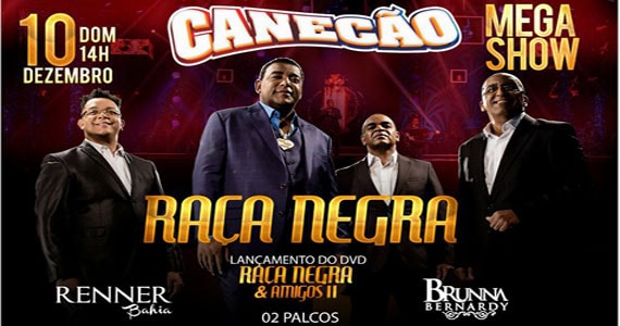 Raça Negra faz show de lançamento do novo DVD Raça Negra faz show de lançamento do novo DVD