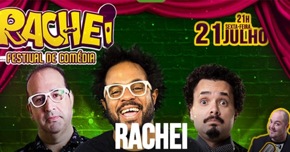 Rachei Festival de Comédia com Rodrigo Cáceres, Marcelo Marrom e outros no Teatro Brigadeiro Eventos BaresSP 570x300 imagem