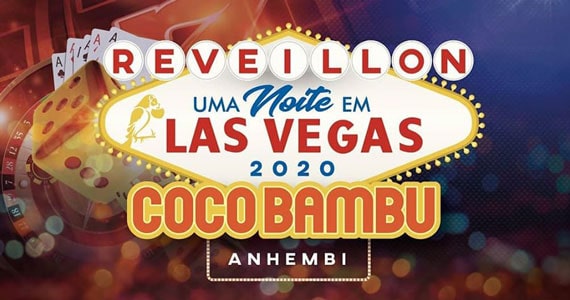 Coco Bambu Anhembi celebra ano novo com a festa Las Vegas