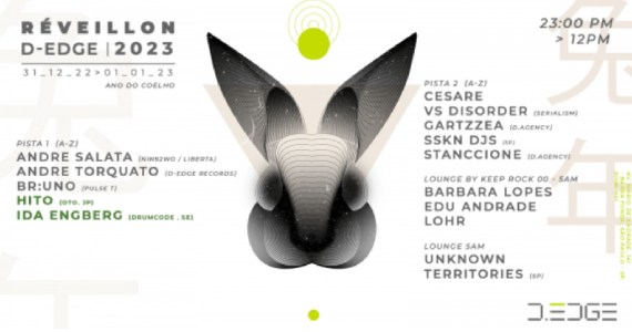 Reveillon no D-EDGE 2023 - Ano do Coelho